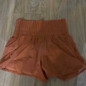 Coral Abercrombie workout shorts